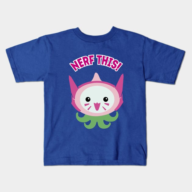 Nerf this - D.vamari Kids T-Shirt by Naive Rider